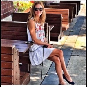 Lover + Friends embroidered beach dress Small